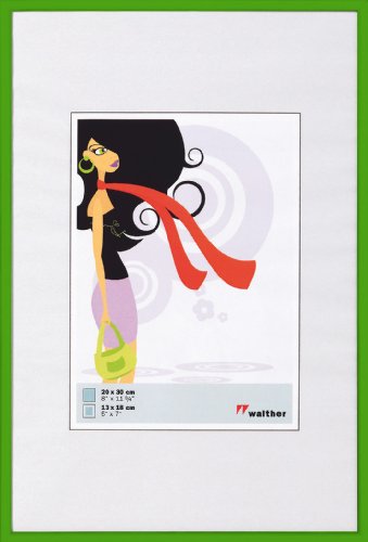 Walther KV015K New Lifestyle Kunststoff-Rahmen 10 x 15 cm, grassgr&uuml;n