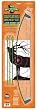 Compound Bow Jr. Archery Set - 34" Fiberglass Camo Bow, 3 Camo Arrows with Game Target.
