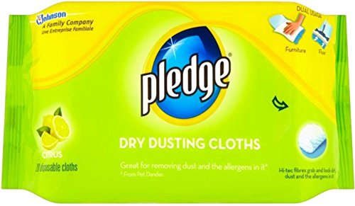 Pledge Dusting Cloths Citrus Fresh (20) - Pack of 2