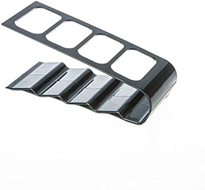 Eynorm TV DVD VCR Step Remote Control Mobile Phone Holder Stand Storage Caddy Organiser XY3483 (Black)