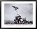 Flag Raising on Iwo Jima, February 23, 1945 World Culture Framed Art Poster Print by Joe Rosenthal, 34x26