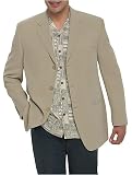 Joseph & Feiss Resort All Silk, Portly, Three-Button, Non-Vent Sport Coat