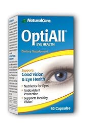 NaturalCare OptiAll Good Vision and Eye Health Dietary Supplement Capsules, 60-Count Packages (Pack of 2)
