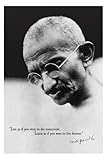 フォトポスター『マハトマ・ガンジー』モノクロ