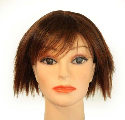 long brown hair with layers and bangs. 12quot; Short Darkest Brown