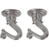 Westinghouse Lighting Corp 1-1/2 Pewter Swag Hook, 2-Pack