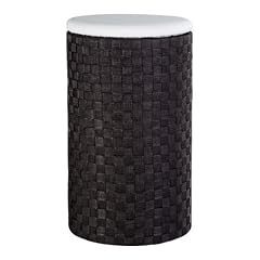 Wenko 18449100 W�schetruhe Adria - mit W�schesack, Kunststoff, � 35.5 x 59 cm, schwarz
