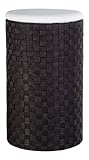 Wenko 18449100 W�schetruhe Adria - mit W�schesack, Kunststoff, � 35.5 x 59 cm, schwarz