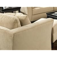 Sofa Chair Cream Velvet Fabric