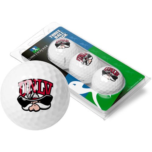 Nevada Las Vegas Runnin Rebels Ncaa 3 Golf Ball Sleeve Pack