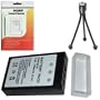 HQRP Battery for PS-BLS1 Olympus Evolt E400, Evolt E410, Evolt E420 DSLR - High Capacity Replacement plus HQRP LCD Screen Protector & Mini Tripod
