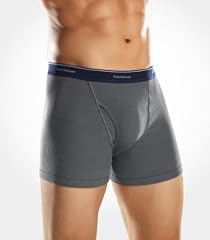 Fruit of the Loom Men's 4pk Low Rise Assorted Color Boxer Briefs