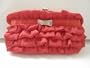 169 red Satin Evening Prom Wedding Handbag bag purse clutch