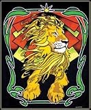 Wonder Wall ~ Rasta Lion ~ Giant Tapestry Bedspread ~ 90 x 100