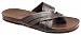 Frank Wright Damon Cross strap sandal with toe ring 6 UK Mens Brown