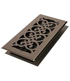 Decor Grates 4 x 10 Brushed Nickel Plated Floor Register