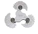 Starrett 472 Screw Pitch Gage with 60 Degree Threads and 51 Leaves