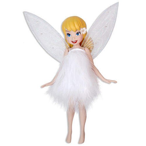 Childrens Toyshop  Toys : Disney Fairies 10" Porcelain Doll - Tinkerbell Fairy in Arrival Gown - Tinker Bell (Tinkerbelle)