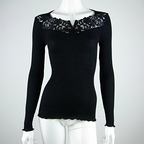 ＜Oscalito／オスカリート＞ デザインカットソー／フローラル マクラメ（ウール70% シルク30%） No.658276