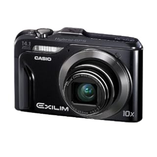 Casio Exilim EX-H20G GPS-Digitalkamera (14 Megapixel, 10-fach opt, Zoom, 7,6 cm (3 Zoll) Display, bildstabilisiert) schwarz