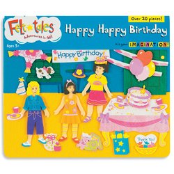 Childrens Toyshop  Toys : FeltTales Happy Happy Birthday Storyboard