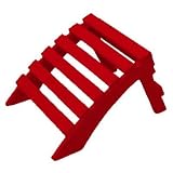 Prairie Leisure Design 19-003 Ottoman - Fire Engine Red