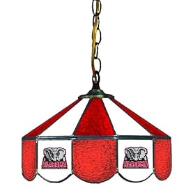 Stained Glass Bar Light University of Alabama Crimson Tide