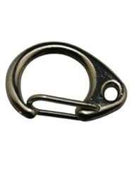 Home: Amanaote Metal Silvery 0.93" C Buckle Clip Lobster Clasps Buckle Hook(Pack Of 20) - Amanaote