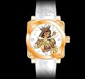 Designer of Ed Hardy, Christian Audigier Queen Of Clubs Unisex Watch From The Fortress Series.