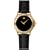 Movado Men's Gold-Tone Leather Strap Watch #0690301