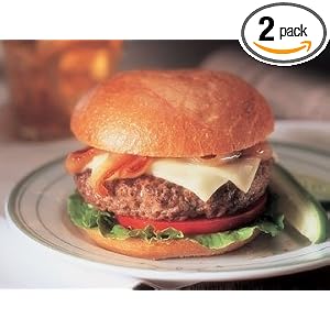 Kobe Beef Burger Patties - Two half-pound burgers by Premier American Kobe Beef - 5 Star