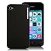 CaseCrown Lux Glider Case for Apple Phone 4 and 4s - 1 Pack - Black