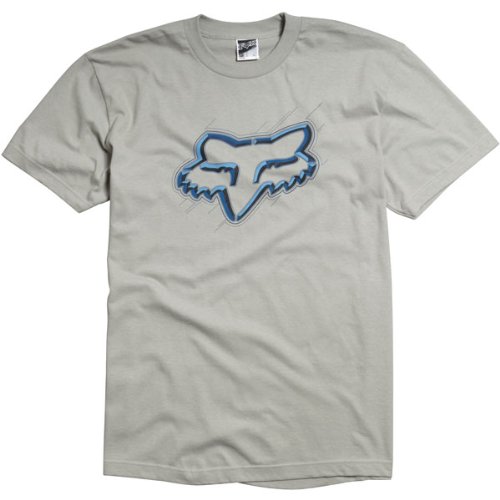 Fox Racing Top Shelf Men’s Short-Sleeve Fashion T-Shirt/Tee – Color: Grey, Size: 2X-Large