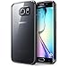 Galaxy S6 Edge Case, Scratch Resistant i-BlasonClear Halo Series Samsung Galaxy S6 Edge Hybrid Bumper Case Cover (Clear/Black)