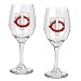Minnesota Twins 2 Piece MLB Wine Glass Set