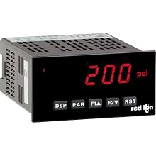 Red Lion PAXDP 1/8 DIN Dual Process Input Meter, 5 Digit LED Display, 50/60 Hz