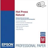 Epson S042323 - Hot Press Natural Fine Art Paper, 17