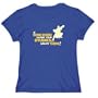 T-Shirt Womens Admiral Blue " If doing Wushu harms your studies... leave them! " Sports Large