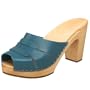 Swedish Hasbeens Women's Peep Toe Sky High Sandals