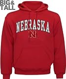 Nebraska Cornhuskers Big & Tall Red Mascot One Hooded Sweatshirt