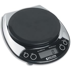 Salter Executive Letter Scale Electronic 1g Increments Capacity 2.2kg Chrome and Black Ref 2004
