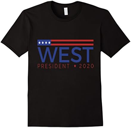 Men's        West for President t-shirt Medium Black