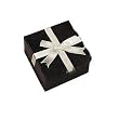 Black Ring Box With White Bow - Simple And Elegant