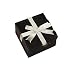 Black Ring Box With White Bow - Simple And Elegant