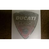 DUCATI CORSE MOTORCYCLE DECAL GRAPHIC 2 RED 