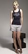 Hug Me Jacob Flourish Slim Fit Longer Length Tank Top