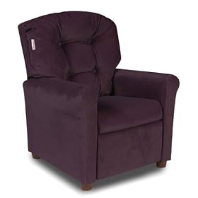 Glamorous Grape Casual Child Recliner Chair