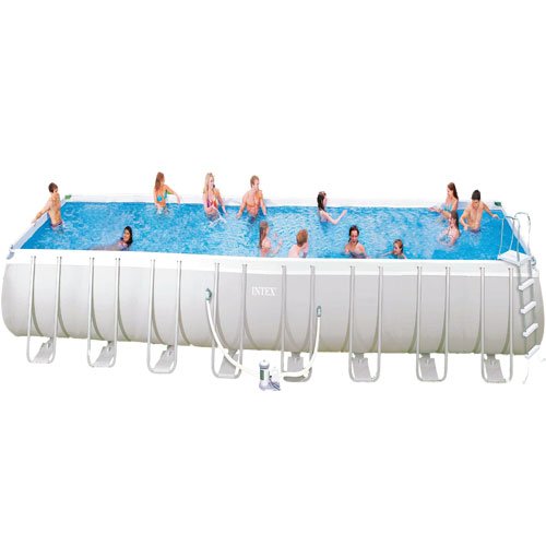 Intex Ultra Frame 18-by-9-Foot-by-52-Inch Rectangular Pool Set
