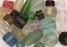 Beads - Hard to Find Recycled Glass, Indonesian - 34+ Pcs. Assorted