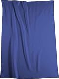 bocasa 6421 07 61 008 Decke Cotton Pure blau ca. 150 x 200 cm 100% Baumwolle